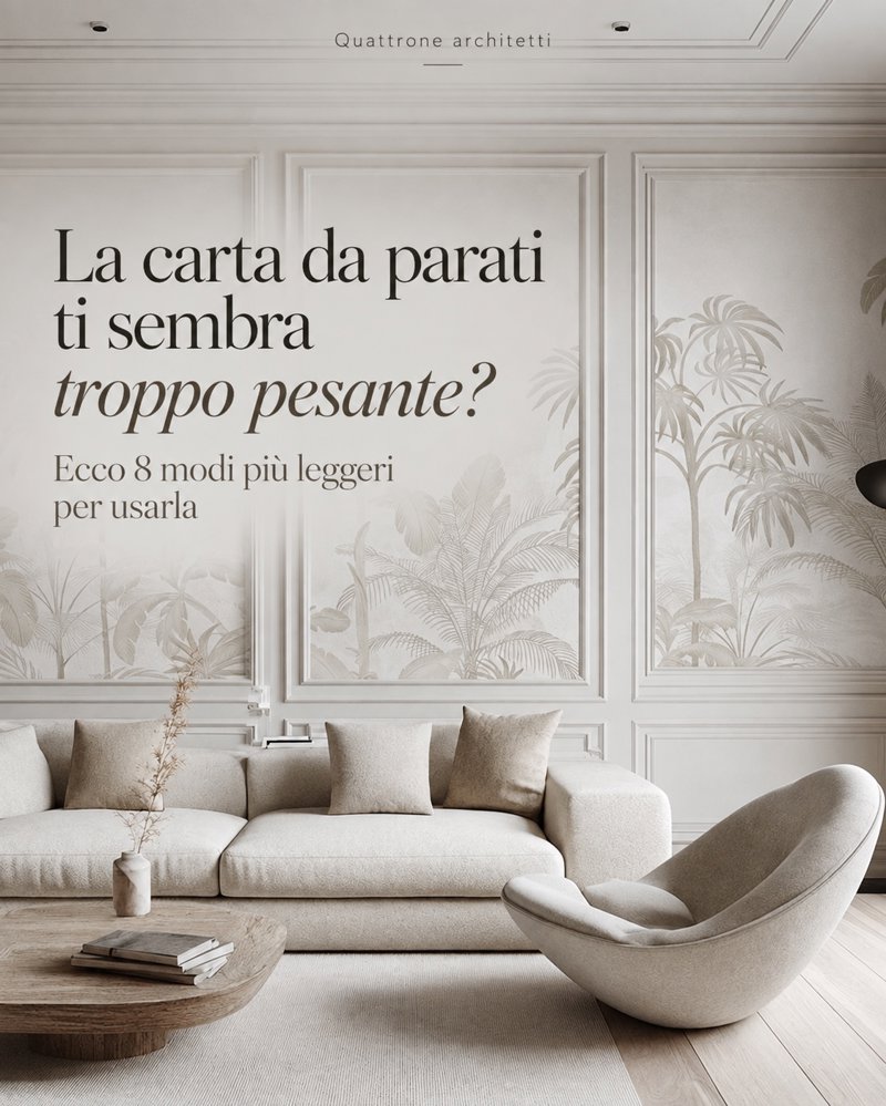 Carta da parati: 8 idee per decorare casa senza appesantire gli ambienti