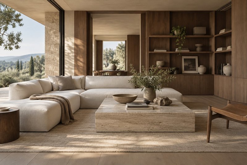 Visualizzazione illustrativa di un interno